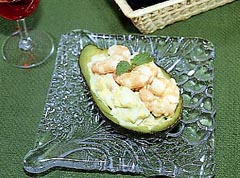 海老とアボガドのカクテル