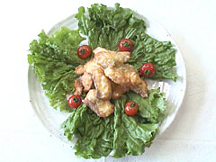 鯛のカルパッチョ風