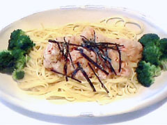 スパゲティみぞれ和え
