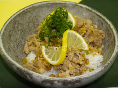 豚ねぎレモン丼