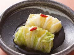 蒸し白菜ロール