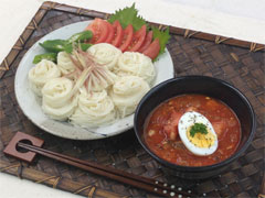 鯖トマトつけ麺