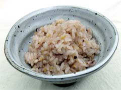 野菜だしの雑穀ごはん