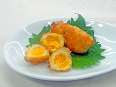 冷凍卵のフライ