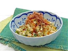 残り野菜の煎り豆腐