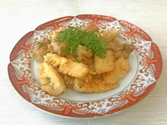 筍と鶏のから揚げ
