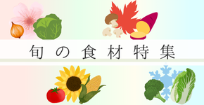 味も栄養分も旬のものが一番！旬の食材特集