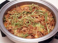 豚肉の柳川風