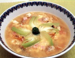 具たくさん中華風スープ