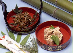 高野豆腐の肉詰め煮