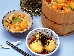 さつまいもの揚げ出し