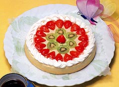 ロイヤル風フルーツシフォンケーキ