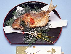 鯛の姿焼き