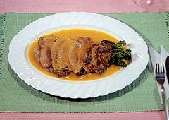 豚ロース肉のマスタード焼き