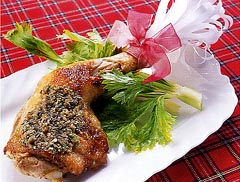チキンソテー・アンチョビソース