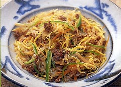 ひき肉のチャプチェ