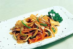 白身魚の甘酢あんかけ