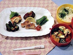 ピーマンの肉詰め焼き