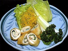 鶏手羽肉とチーズのはさみ揚げ