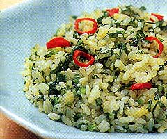 ほうれん草チャーハン