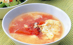 ホットトマトスープ