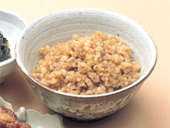 玄米茶がゆ