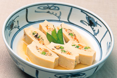 高野豆腐の印籠煮