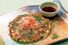 納豆お好み焼き