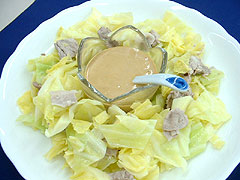 キャベツの中華風サラダ