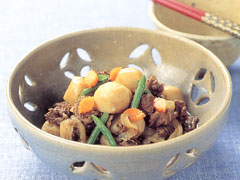 里芋のカレー風煮物