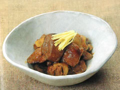 鶏レバーの味噌煮