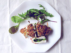 鶏ムネ肉のじゃがいもの包み焼き