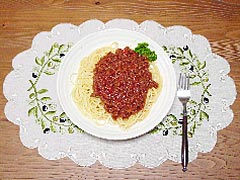 お手軽ミートスパゲティ