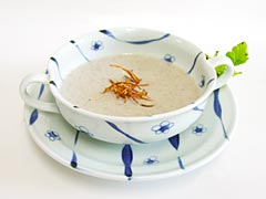 しいたけとごぼうのポタージュ