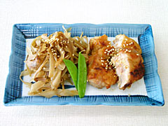 鶏肉とごぼうのからめ煮