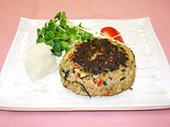 ひじきと大豆のハンバーグ