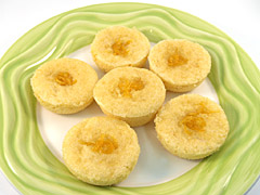 豆腐入り柚子蒸しケーキ