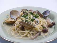 あさりとしめじのパスタソース