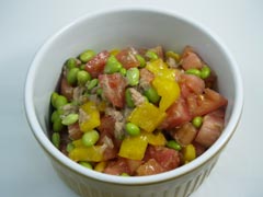 枝豆のツナドレッシングサラダ