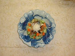 塩さばとグレープフルーツの甘酢あえ