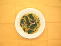 ほうれん草のパスタ