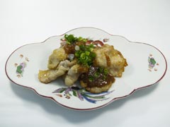 中華風豚のしょうが焼きからめ味