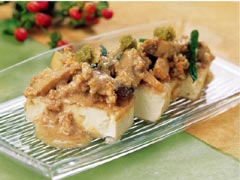 豆腐ステーキヨーグルトソース