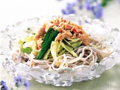 胡麻そうめんサラダ