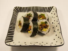 牛肉のしぐれ煮元気寿司