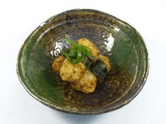 れんこんの磯辺揚げ