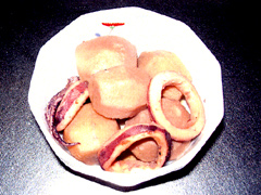 里芋とイカの煮物