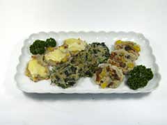 れんこんお焼きアラカルト