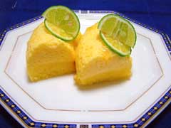 すだちのプリンケーキ
