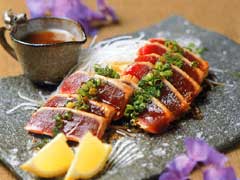 まぐろのニンニク醤油焼き